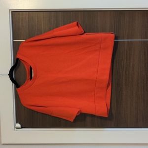 LOFT Jacquard Short Sleeve Sweatshirt